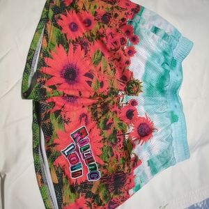 Rare Rolling Loud Miami 2022 Official Sunflower Mesh Shorts - Vibrant Floral